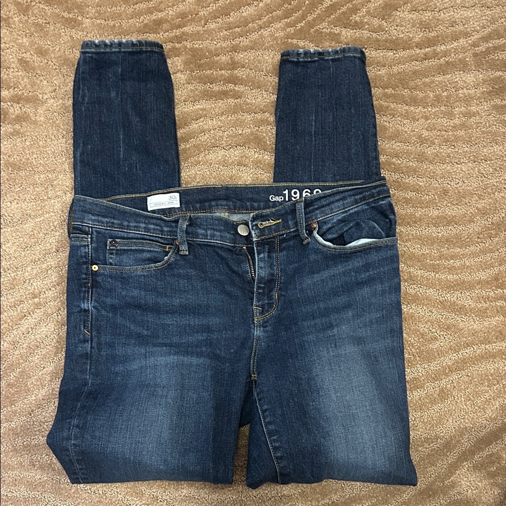 GAP Women's Dark Blue Skinny Jeans